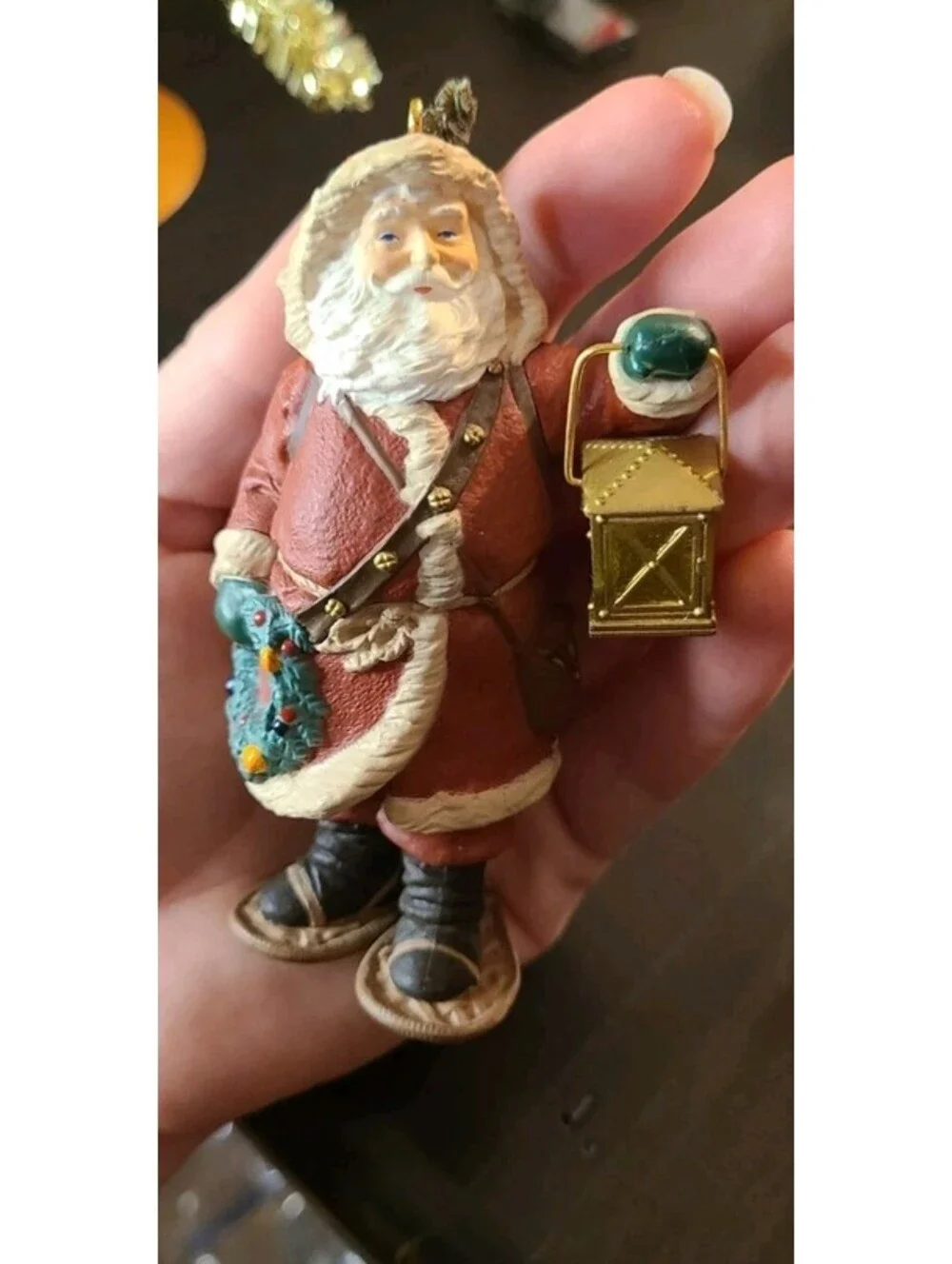 Hallmark Keepsake Ornament Merry Olde Santa with Lantern 1994 #5 in Series